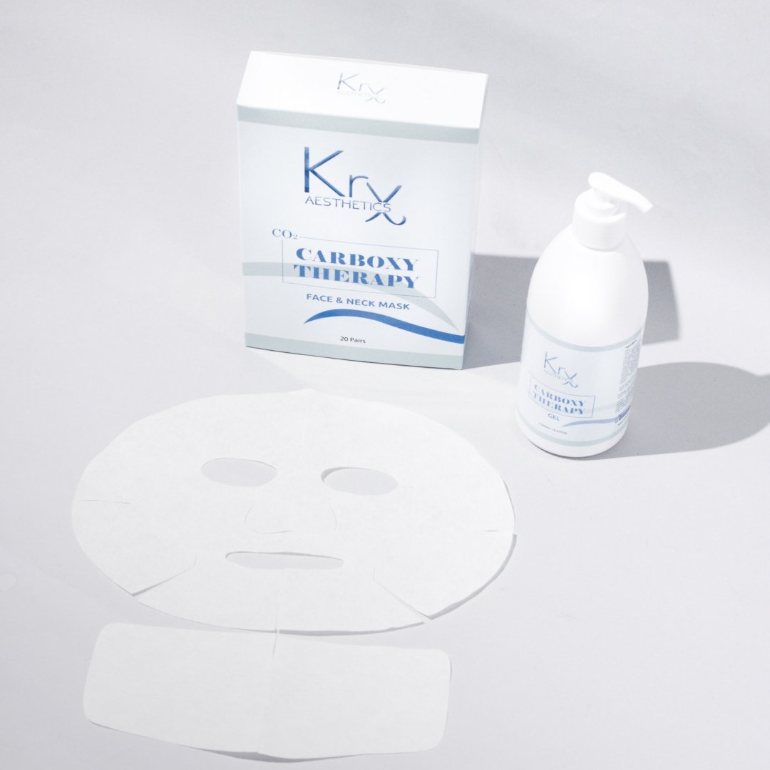KRX Carboxy Therapy - 500ml Gel + 20 Face & Neck Mask